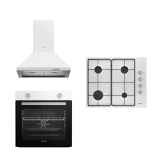 BEYAZ METAL ARÇELİK ANKASTRE SET (OMD D 611 EB - AFM 130 B - P 27 YB)