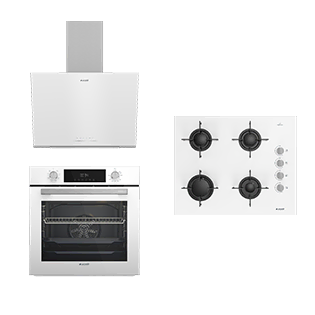 BEYAZ CAM ARÇELİK ANKASTRE SET (OCD T 601-1 EB - AFC 330 B - ADE 604 B)