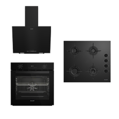 SİYAH CAM ARÇELİK ANKASTRE SET (OCD T 601-1 ES - AFC 330 S - ADE 604 S)